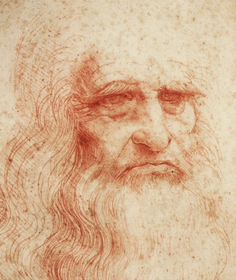 Autoritratto di Leonardo da Vinci - Uomo Natura Tecnologia